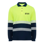 Polo de travail visible à manches longues 170 g/m² Roly Vega LS vue principale