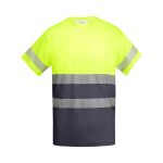 T-shirt de travail en coton et polyester 170 g/m² Roly Tauri couleur gris taupe deuxième vue