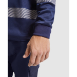 Polo de travail à manches longues 170 g/m² Roly Atrio LS couleur bleu marine vue détaillée 1