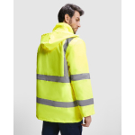 Parka de travail matelassée haute visibilité 395 g/m² Roly Merak couleur bleu marine vue détaillée 3