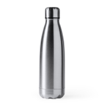 Gourde en acier inoxydable avec bouchon antigoutte 700ml couleur argenté première vue d'usage