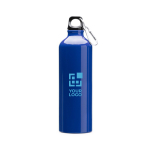 Bouteille en aluminium de grande taille avec mousqueton 800ml vue principale