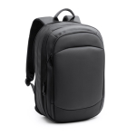 Sac à dos anti-vol en simili-cuir pour ordinateur portable 14” couleur noir première vue d'usage