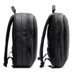 Sac à dos anti-vol en simili-cuir pour ordinateur portable 14” couleur noir vue détaillée 5