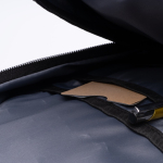 Sac à dos en polyester recyclé avec sangle pour valise PC 13’’ couleur gris vue détaillée 2