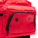 Sac à dos de voyage en polyester recyclé résistant à l'eau PC 16” couleur rouge vue détaillée 3