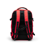 Sac à dos de voyage en polyester recyclé résistant à l'eau PC 16” couleur rouge vue détaillée 7