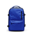 Sac à dos de voyage en polyester recyclé résistant à l'eau PC 16” couleur bleu roi deuxième vue