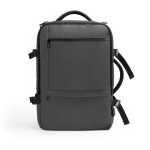 Sac à dos de voyage en cuir PU extensible avec poche pour PC 17’’ deuxième vue