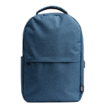 Sac à dos en polyester recyclé avec compartiment principal pour PC couleur bleu roi deuxième vue