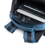 Sac à dos en polyester recyclé avec compartiment principal pour PC couleur bleu roi vue détaillée 2