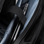 Trolley transformable en sac à dos en polyester 300D pour PC 17” couleur noir vue détaillée 2
