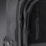 Trolley transformable en sac à dos en polyester 300D pour PC 17” couleur noir vue détaillée 4