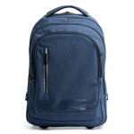 Trolley transformable en sac à dos en polyester 300D pour PC 17” couleur bleu roi deuxième vue