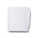 Carnet fait à partir d’extraits de pierre A5 pages lignées couleur blanc deuxième vue