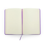 Bloc-notes avec couverture rigide et marque-page A5 pages lisses vue détaillée 2