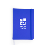 Bloc-notes avec couverture rigide et marque-page A5 pages lisses vue principale