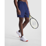Short de sport court pour homme 100 g/m² Roly Direct Murray couleur bleu marine troisième vue d'usage