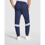 Pantalon de sport long en polyester 240 g/m² Roly Direct Rodas couleur bleu marine quatrième vue d'usage