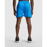 Pantalon de sport court 140 g/m² Roly Direct Player couleur rouge quatrième vue d'usage
