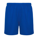 Pantalon de sport court 140 g/m² Roly Direct Player couleur bleu roi deuxième vue