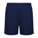 Pantalon de sport court 140 g/m² Roly Direct Player couleur bleu marine deuxième vue