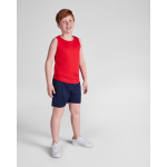 Pantalon de sport court 140 g/m² Roly Direct Player couleur bleu marine deuxième vue d'usage