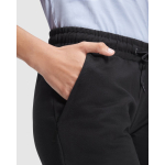 Pantalon long droit pour femme en molleton 280g/m² Roly Direct Adelpho couleur noir vue détaillée 2