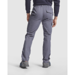 Pantalon de travail en coton avec élastique 240 g/m² Roly Safety couleur gris taupe quatrième vue d'usage
