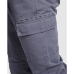 Pantalon de travail en coton avec élastique 240 g/m² Roly Safety couleur gris taupe vue détaillée 1