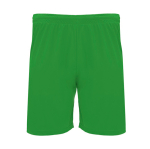 Pantalon de sport court en polyester 140 g/m² Roly Direct Dortmund couleur vert deuxième vue