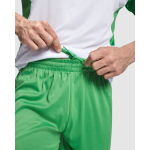 Pantalon de sport court en polyester 140 g/m² Roly Direct Dortmund couleur vert vue détaillée 2