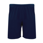 Pantalon de sport court en polyester 140 g/m² Roly Direct Dortmund couleur bleu marine deuxième vue