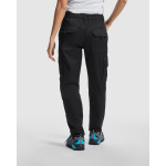 Pantalon de travail long pour femme 250 g/m² Roly Daily Stretch couleur noir quatrième vue d'usage