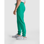 Pantalon sanitaire unisexe à coupe droite 170 g/m² Roly Fiber couleur blanc cinquième vue d'usage