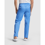 Pantalon sanitaire unisexe avec coupe droite 195 g/m² Roly Care couleur bleu bondi quatrième vue d'usage