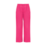Pantalon sanitaire unisexe coupe droite 160 g/m² Roly Vademecum couleur rose deuxième vue