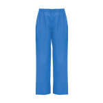 Pantalon sanitaire unisexe coupe droite 160 g/m² Roly Vademecum couleur bleu bondi deuxième vue