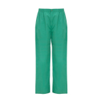Pantalon sanitaire unisexe coupe droite 160 g/m² Roly Vademecum couleur vert émeraude deuxième vue