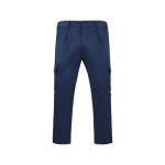 Pantalon de travail en polyester et coton 240 g/m² Roly Daily couleur bleu marine deuxième vue