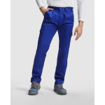 Pantalon de travail en polyester et coton 240 g/m² Roly Daily couleur bleu pétrole première vue d'usage
