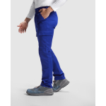 Pantalon de travail en polyester et coton 240 g/m² Roly Daily couleur bleu pétrole cinquième vue d'usage