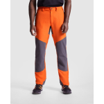 Pantalon unisexe de trekking 130 g/m² Roly Direct Bonati couleur orange première vue d'usage