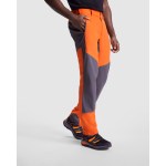 Pantalon unisexe de trekking 130 g/m² Roly Direct Bonati couleur orange troisième vue d'usage