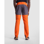 Pantalon unisexe de trekking 130 g/m² Roly Direct Bonati couleur orange quatrième vue d'usage