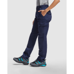 Pantalon de travail pour femme 240 g/m² Roly Daily couleur bleu marine cinquième vue d'usage