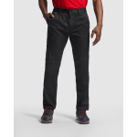 Pantalon long multipoches en tissu résistant 210 g/m2 Roly Daily Next couleur noir première vue d'usage