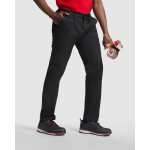 Pantalon long multipoches en tissu résistant 210 g/m2 Roly Daily Next couleur noir troisième vue d'usage