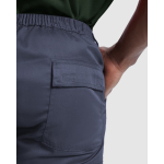 Pantalon long multipoches en tissu résistant 210 g/m2 Roly Daily Next couleur noir vue détaillée 2