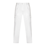 Pantalon de travail avec élasthanne 250 g/m² Roly Daily Stretch couleur blanc deuxième vue